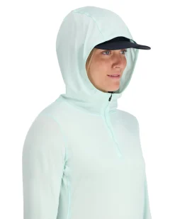 Sale Simms Fishing Women's SolarFlex® 1/4 Zip Hoody