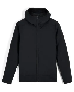New Simms Fishing Women's Strata 330 Full-Zip Midlayer Hoody Black