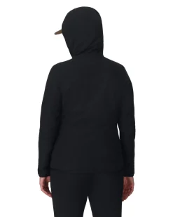 New Simms Fishing Women's Strata 330 Full-Zip Midlayer Hoody Black