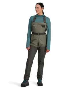 Outlet Simms Fishing Women's Tributary Waders - Stockingfoot Basalt