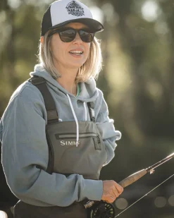 Outlet Simms Fishing Women's Tributary Waders - Stockingfoot Basalt