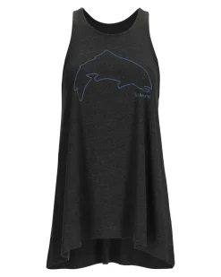 Outlet Simms Fishing Women's Trout Outline Tank Top
